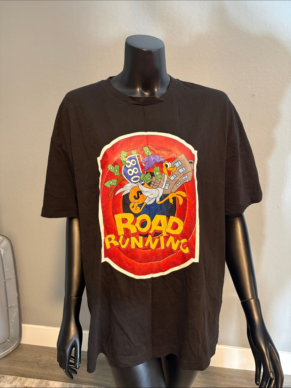 Road Running Graphic Tee - Black